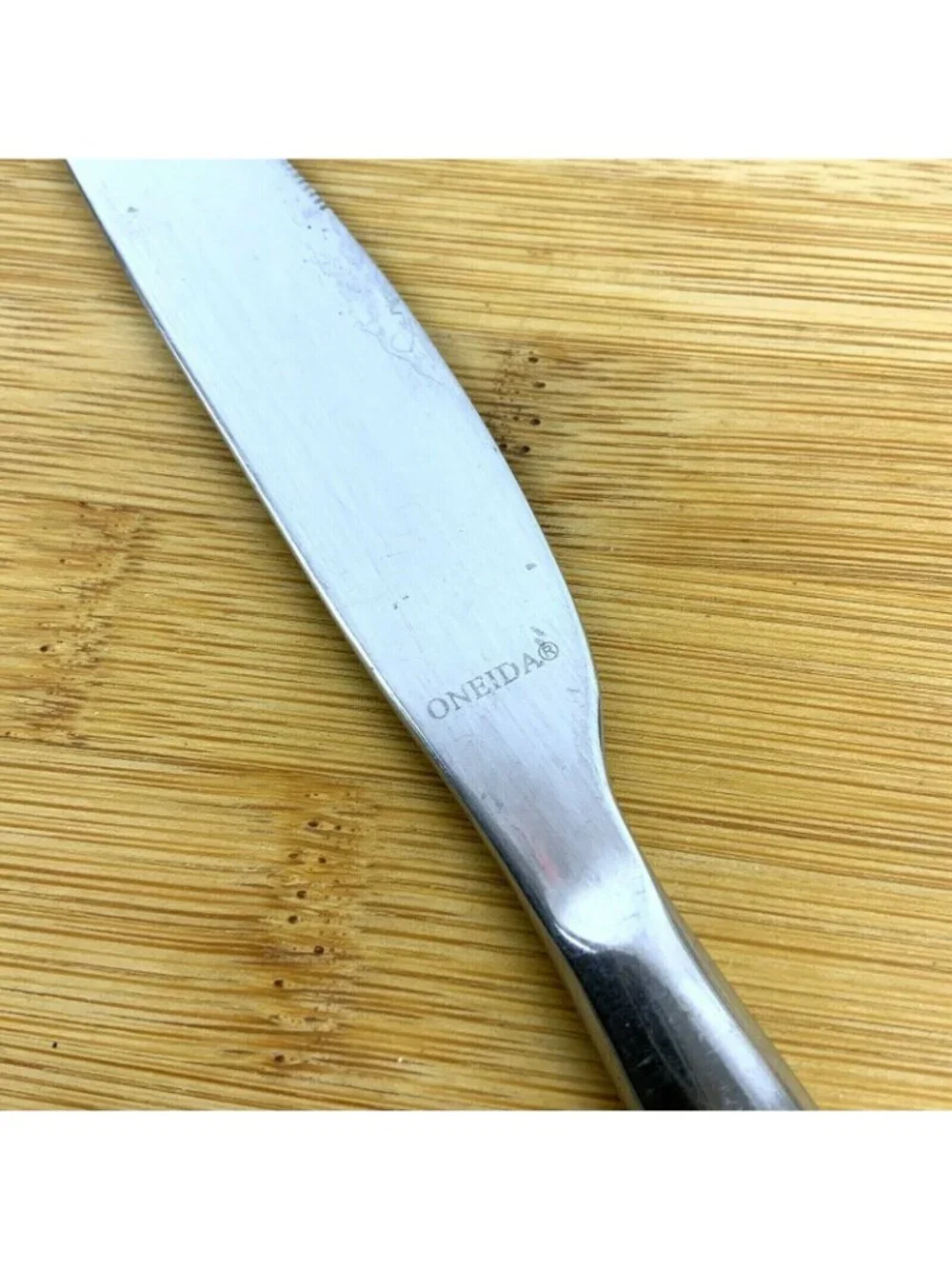 Oneida Leda Set Of 3 Dinner Knives 18/10 Stainless Steel Flatware